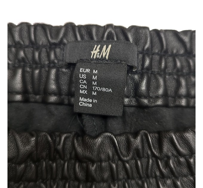 Шорты женские кожаные H&M