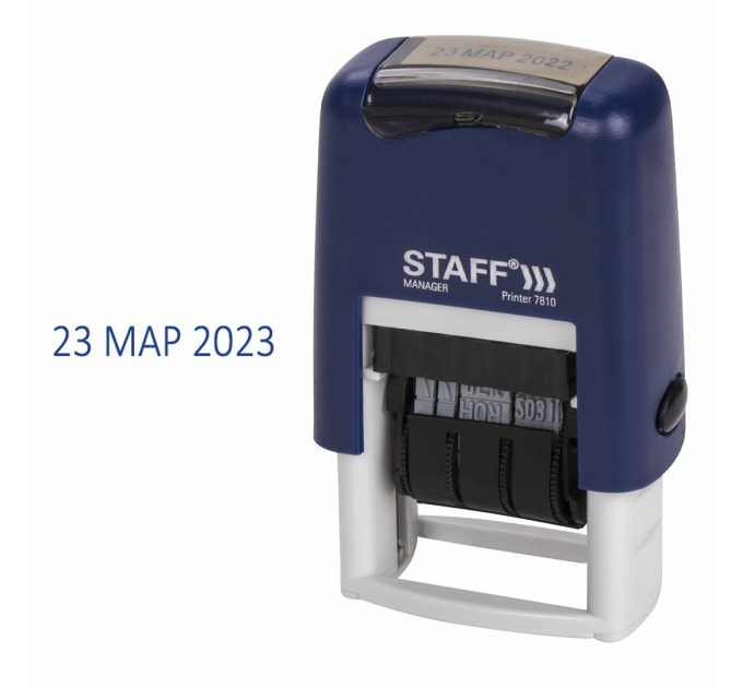 Датер-мини, месяц буквами, оттиск 22х4 мм, «Printer 7810» 237432