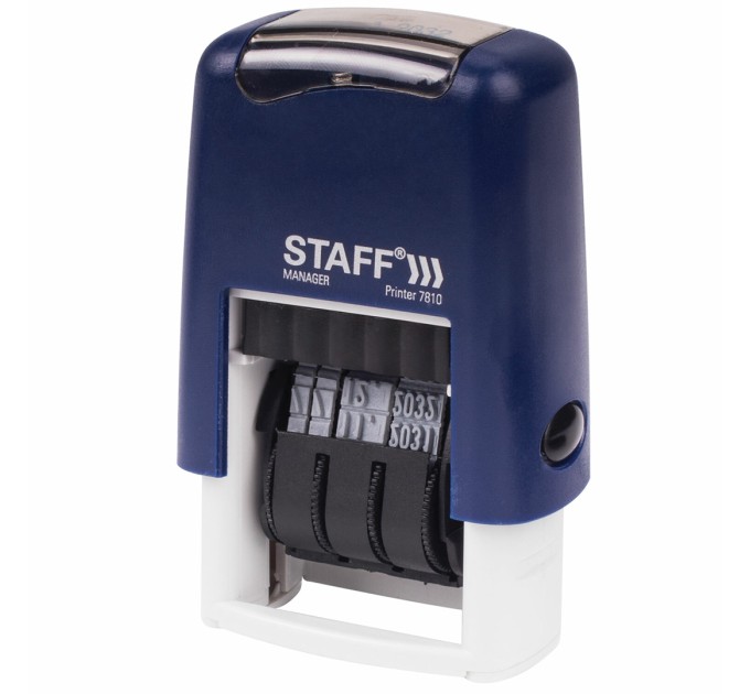 Датер-мини, месяц цифрами, оттиск 22х4 мм, «Printer 7810 BANK» 237433