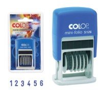 Нумератор 6 разрядов, 3,8 мм, COLOP S 126/BL