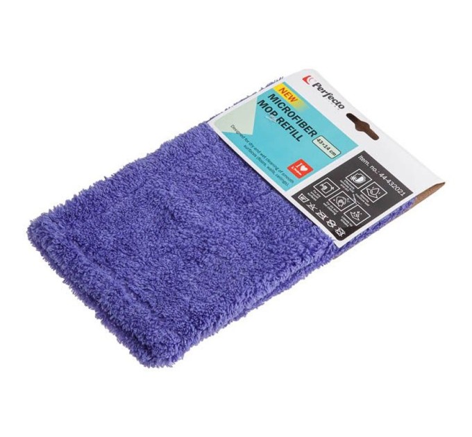 Насадка сменная для швабры из микрофибры, лиловая 44-432021
