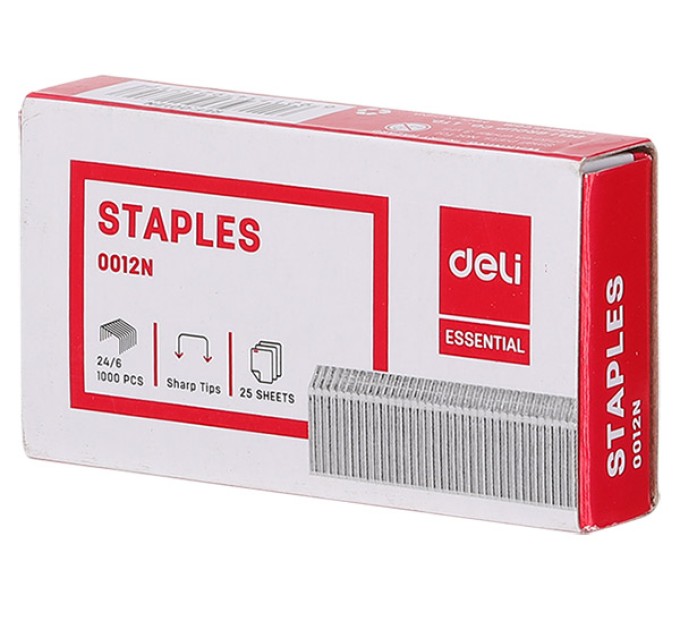 Скобы для степлера №24/6 1000 шт 0012N