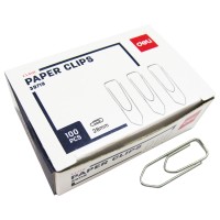 Скрепки 28 мм, 100 шт, никелированные 39719 Скрепки 28 мм, 100 шт, никелированные 39719