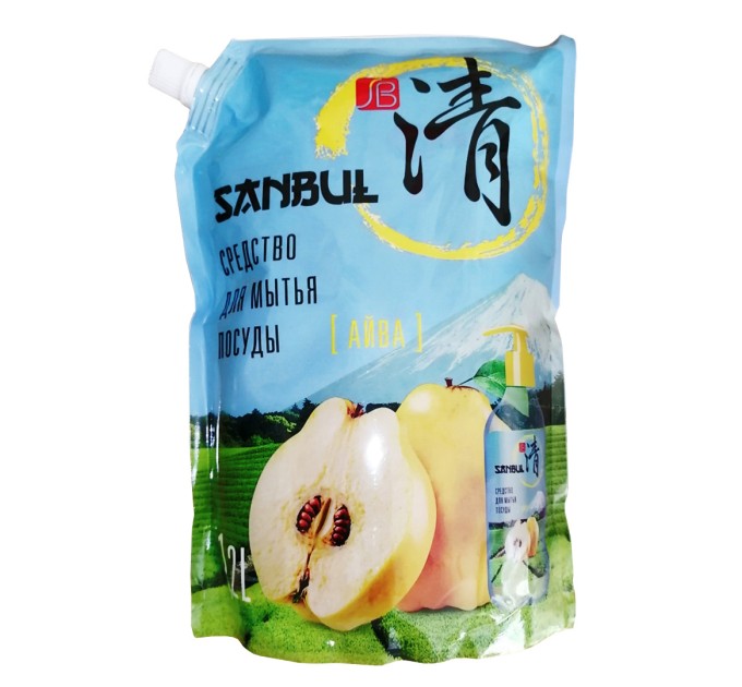 Средство для мытья посуды Sanbul «Айва», 1200 мл, дой-пак