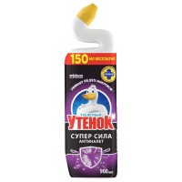 Средство по уходу за унитазом УТЕНОК «Суперсила. Антиналет», 900 мл