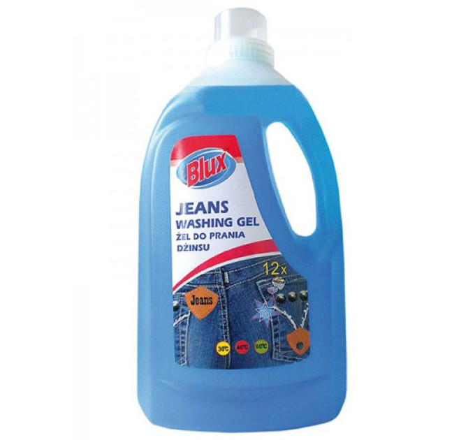 Гель для стирки джинсовой одежды в автоматических стиральных машинах BLUX 1,5 л