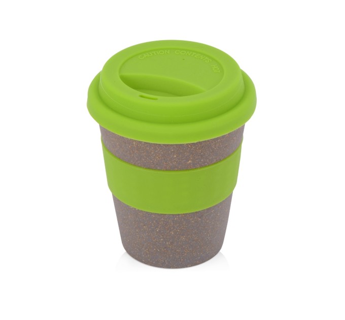 Стакан с силиконовой крышкой «Cafe»