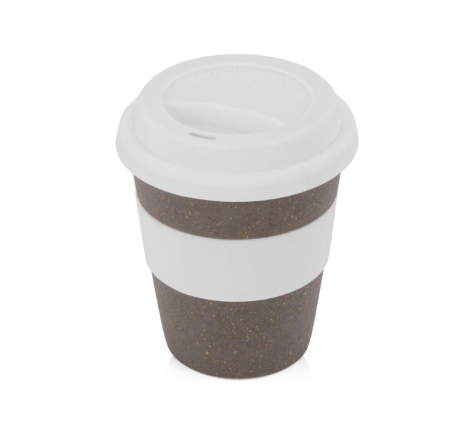 Стакан с силиконовой крышкой «Cafe»