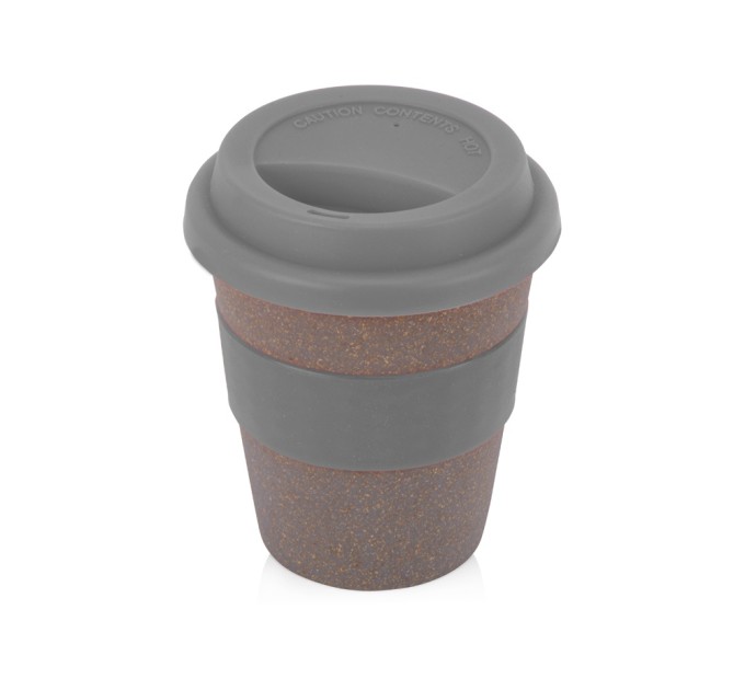 Стакан с силиконовой крышкой «Cafe»