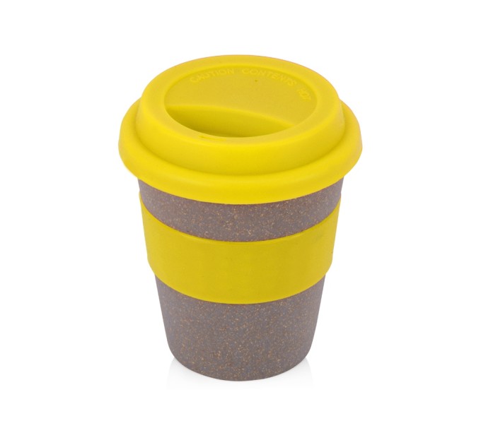 Стакан с силиконовой крышкой «Cafe»