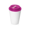 Пластиковый стакан Take away с двойными стенками и крышкой с силиконовым клапаном, 350 мл