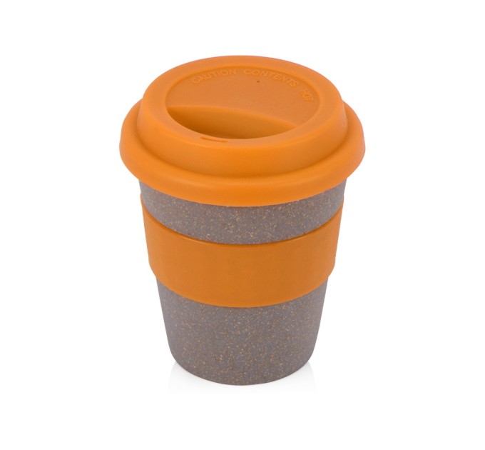 Стакан с силиконовой крышкой «Cafe»