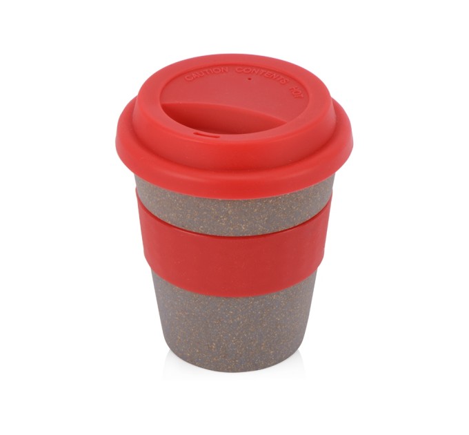 Стакан с силиконовой крышкой «Cafe»