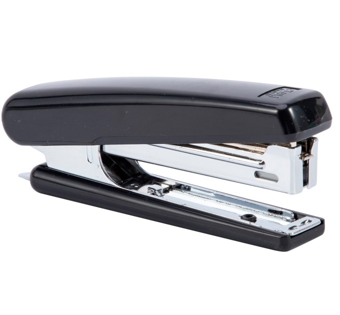 Степлер №10, до 12 л., черный 0221