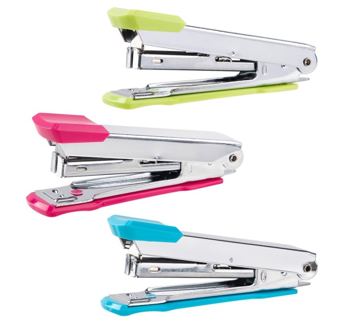 Степлер №10 до 12 л., металлический, Deli 0224F