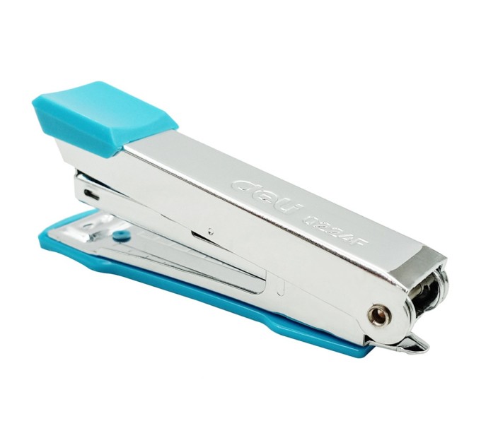 Степлер №10 до 12 л., металлический, Deli 0224F