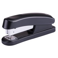 Степлер №24/6, 26/6 до 25 листов, черный, Deli 0325