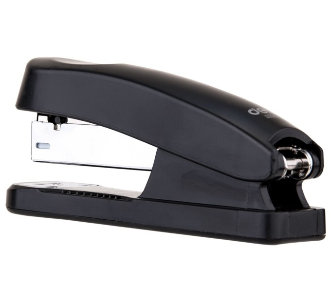 Степлер №24/6, 26/6 до 25 листов, черный, Deli 0325