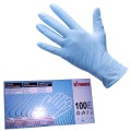 Перчатки нитриловые, неопудренные, р. M, голубые, 1 пара