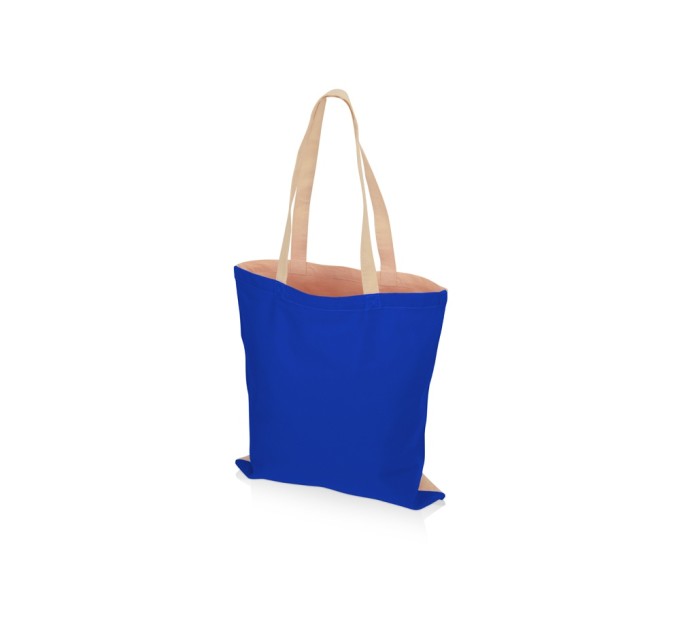 Сумка для шопинга Twin двухцветная из хлопка, 180 г/м2