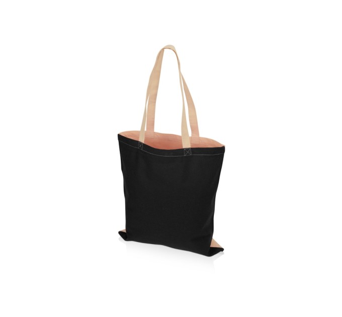 Сумка для шопинга Twin двухцветная из хлопка, 180 г/м2