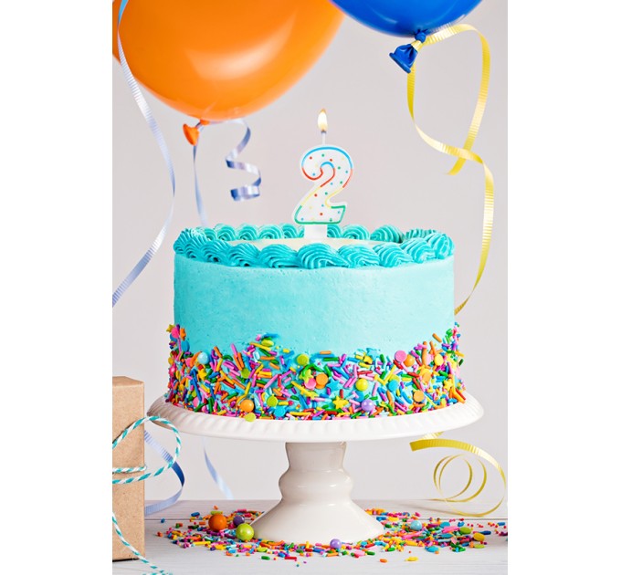 Свеча-цифра 2 MESHU MS_32379