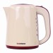 Чайник электрический SONNEN, 1.7 л, 2200 Вт, бежевый/красный КТ-002