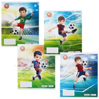 Тетрадь А5 12 листов клетка, Футбол (Живая тетрадь) с1099