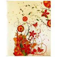 Тетрадь A5, 48 л., клетка, «Цветы» 10С64.1Б