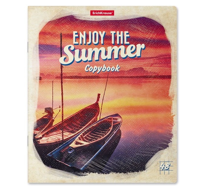 Тетрадь A5, 48 л., клетка, «Enjoy The Summer» 49624