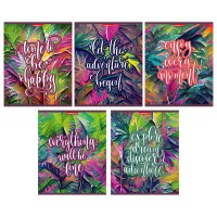 Набор тетрадей А5, 48 л., клетка, «Ботаника», полный УФ лак, микротекстура, 20 шт в термопленке 13084/5н