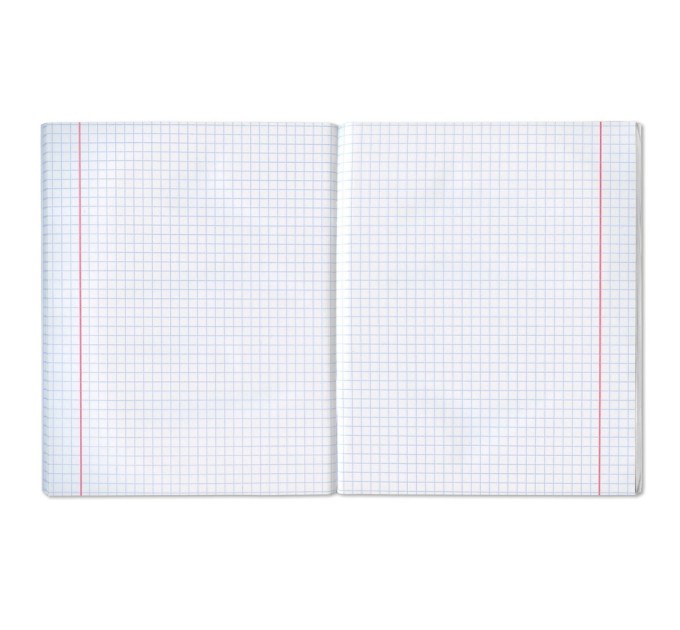 Тетрадь A5, 48 л., клетка, бумвинил, зеленый 403413