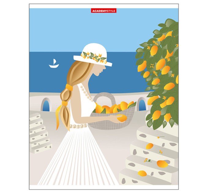 Тетрадь А5, 48 л., клетка, «Легкий бриз», ВД лак, микротекстура 13102/5