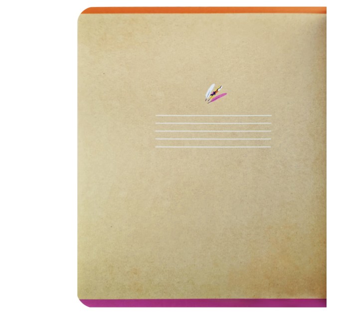 Тетрадь A5, 48 л., клетка, «Floral Kraft», глянцевая ламинация N5c48-31328