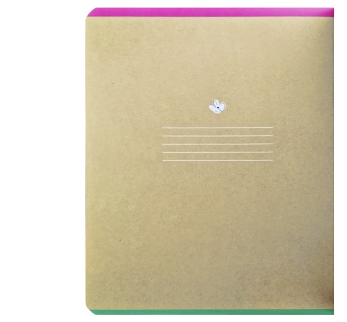 Тетрадь A5, 48 л., клетка, «Floral Kraft», глянцевая ламинация N5c48-31328