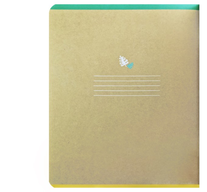 Тетрадь A5, 48 л., клетка, «Floral Kraft», глянцевая ламинация N5c48-31328