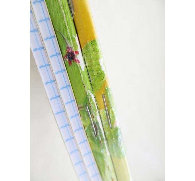 Набор тетрадей A5, 48 л., клетка 4 шт., «Старые дворики», глитер. лак, уценка! C 1360