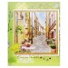 Набор тетрадей A5, 48 л., клетка 4 шт., «Старые дворики», глитер. лак, уценка! C 1360