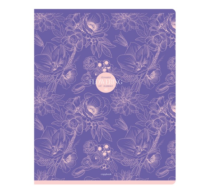 Тетрадь A5, 48 л., клетка, «Flowering» Т5ск48 11026