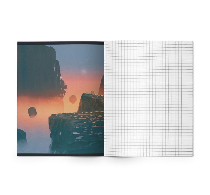 Тетрадь А5, 48 л., клетка, LOREX «DEMONS INSIDE» LXCBCL-DI