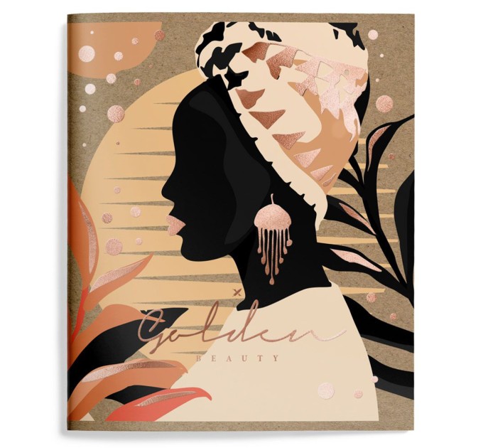 Тетрадь А5, 48 л., клетка, LOREX «GOLDEN BEAUTY» LXCBCL-GB