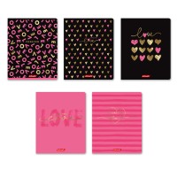 Тетрадь А5, 48 л., линейка, «My love» 48ТСК5_6_3_2