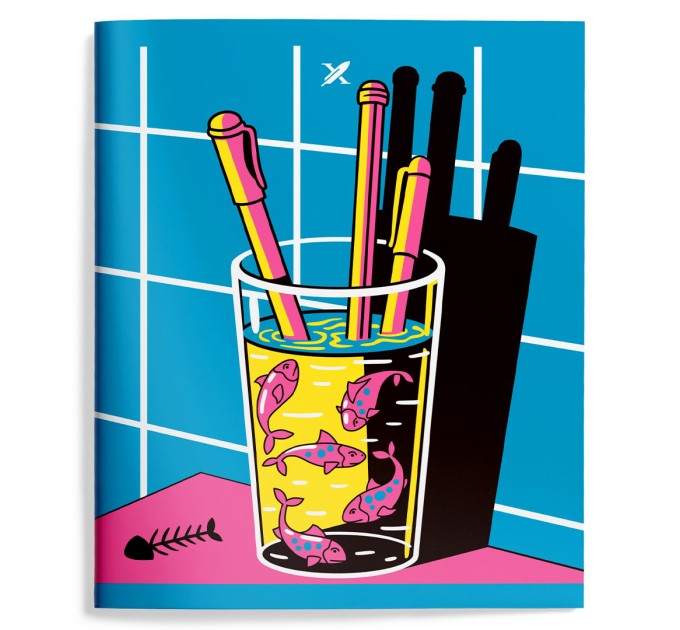 Тетрадь А5, 48 л., клетка, LOREX «NEON MADNESS» LXCBCL-NM