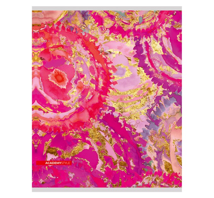 Набор тетрадей А5, 48 л., клетка, «Золотые разводы на цветном», метал пленка, 20 шт в термопленке JP6/5н