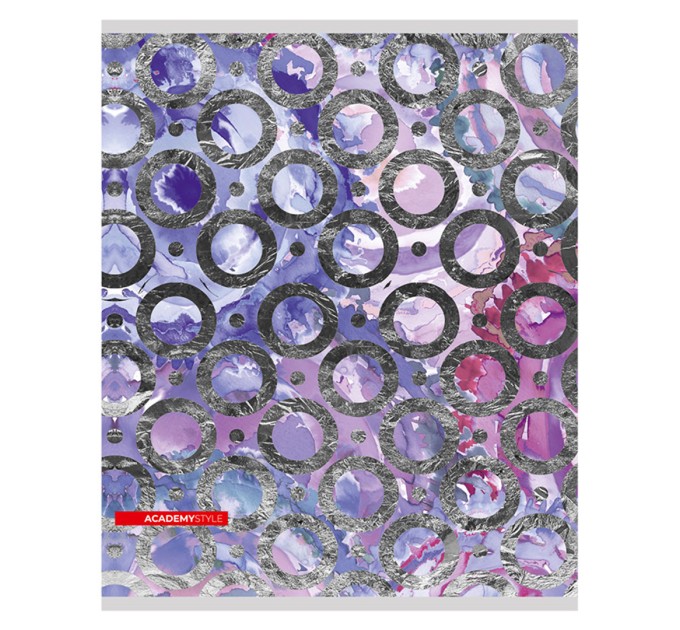 Набор тетрадей А5, 48 л., клетка, «Золотые разводы на цветном», метал пленка, 20 шт в термопленке JP6/5н