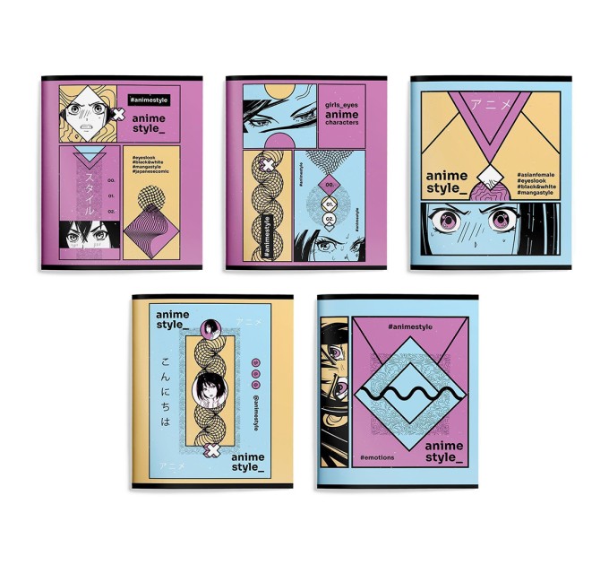 Тетрадь А5, 48 л., клетка, «Новое поколение. Аниме» ТОК48-НПА