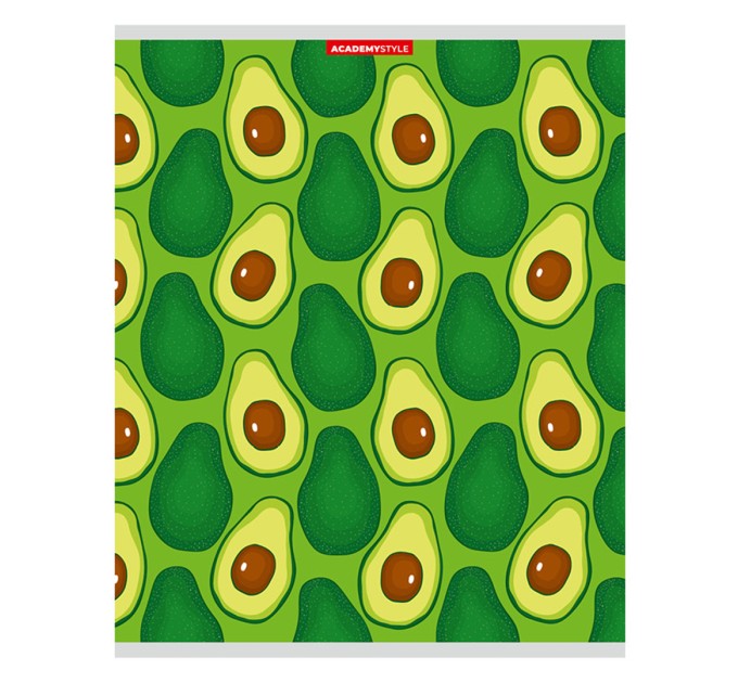 Тетрадь А5, 48 л., клетка, «Авокадо», двойной УФ лак 13027/5