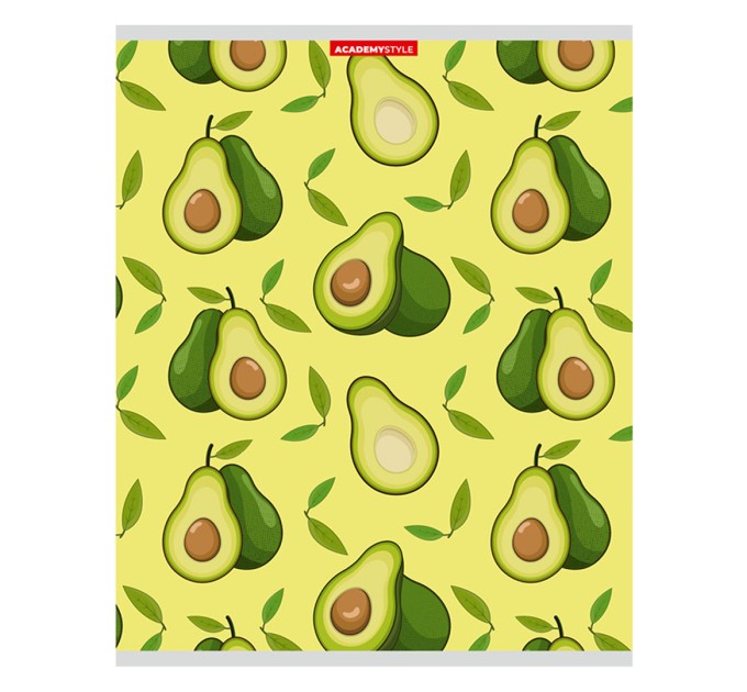 Тетрадь А5, 48 л., клетка, «Авокадо», двойной УФ лак 13027/5