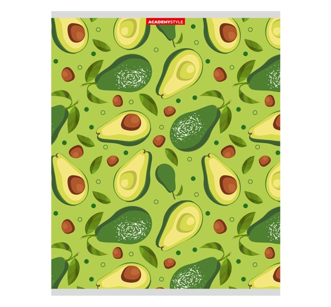 Набор тетрадей А5, 48 л., клетка, «Авокадо», двойной УФ лак, 20 шт в термопленке 13027/5н