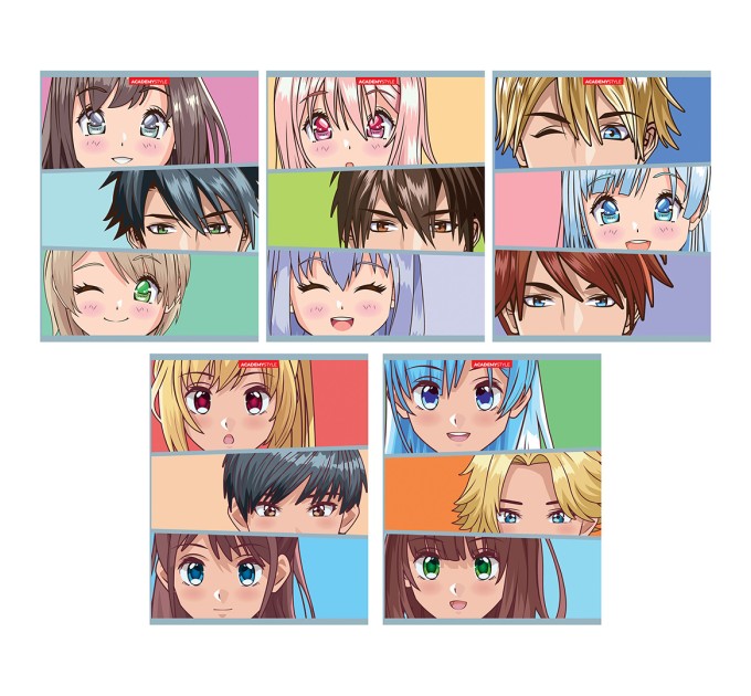 Тетрадь А5, 48 л., клетка, «Аниме», ВД лак 12730/5